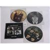 Image 1 : The Beatles four 7" picture disc records to include "Let It Be" "Can't Buy Me Love" "Love Me Do" and