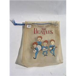 The Beatles original plastic Beatles boot bag from 1960s made in Japan very good condition