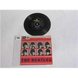 The Beatles EP Record "A Hard Days Night" GEP 8924 mono 1st pressing with sold in UK text orange sle