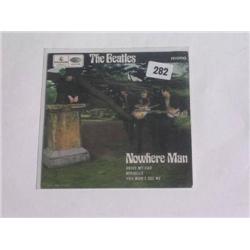 The Beatles "Nowhere Man" GEP 8952 mono UK 1st pressing with sold in UK text vg++ name written on re