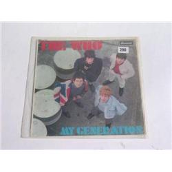 The Who "My Generation" Record Brunswick LAT 8616 mono 1st pressing ex\ex