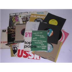 The Beatles Approx twenty Single Records UK and foreign pressings