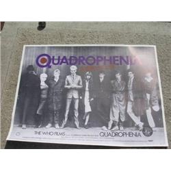 Quadrophena (The Who) UK Quad cinema poster linen backed for 1997 official re-release ex