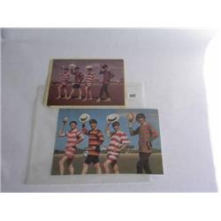 Original Beatles colour photograph 8x9" taken on Reveille Western Super Mare photo shoot c1964 but d