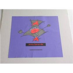 Original art work for JImmy Sommerville "You Make Me Feel ' (Mighty Real)" picture sleeve 12" square