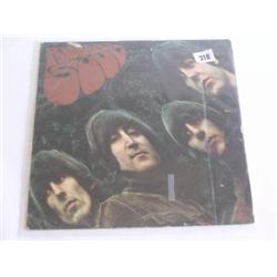 The Beatles "Rubber Soul" Autographed LP, back Cover Signed by Paul McCartney, George Harrison & Rin