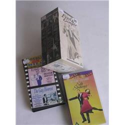 Fred and Ginger three pack. sealed video collection plus two other Fred Astaire videos