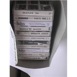 The Beatles eleven un-licensed Apple video cassettes to include "Beatles Rage Special 1987" "The Bea