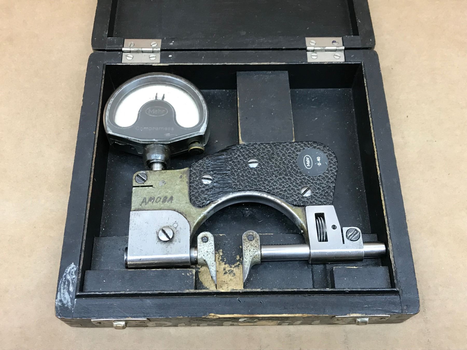 MAHR 0 40 MARAMETER INDICATOR GAGE mahr-0-40-marameter-indicator-gage