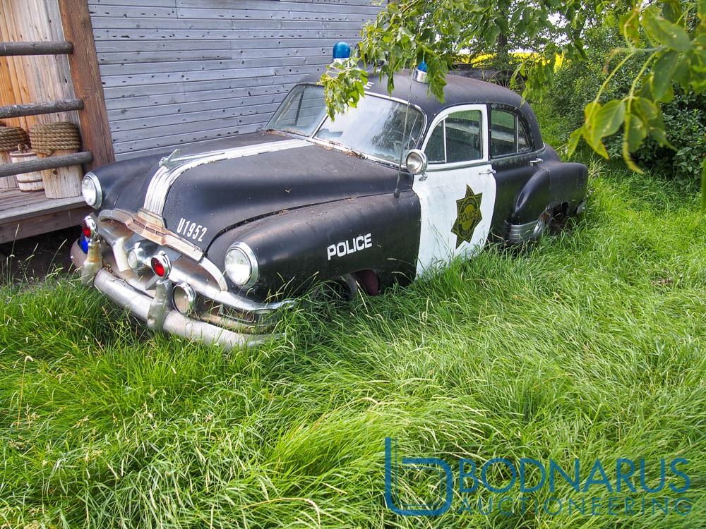 1950's Pontiac 4 Door Police Car - Bodnarus Auctioneering