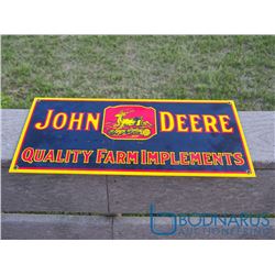 John Deere Farm Implements Sign