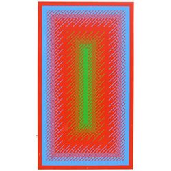 Richard Anuszkiewicz, Reflections IV (Panel 34), Hand-Painted Screenprint