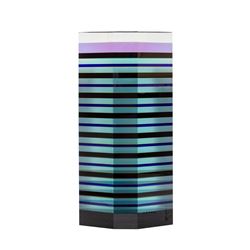 Unknown Blue Trapezoid Prism, Acrylic Sculpture