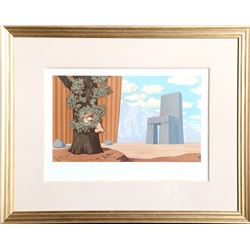 Rene Magritte, Les Claires-Voies... La Fête d'un Vieil Arbre, Lithograph