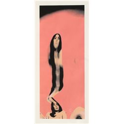 Larry Bell, Nude 2, Silkscreen with Flocking