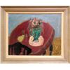 Image 1 : Nicholas Vasilieff, Still Life with Pear and Flowers, Oil Painting