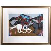 Image 1 : Jacob Lawrence, Toussant at Ennery from Toussant L'Ouverture, Screenprint