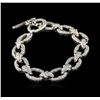 Image 1 : 18KT White Gold 2.64 ctw Diamond Bracelet