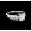 Image 1 : 1.46 ctw Diamond Ring - 14KT White Gold