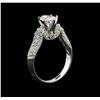 Image 3 : GIA Cert 1.51 ctw Diamond Ring - 18KT White Gold