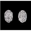 Image 1 : 0.90 ctw Diamond Earrings - 14KT White Gold