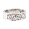 Image 1 : 0.65 ctw Diamond Ring - 14KT White Gold