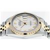 Image 5 : Rolex Mens 2 Tone 14K Mother Of Pearl Diamond & Sapphire 36MM Datejust Wristwatc