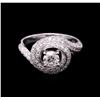 Image 1 : 1.67 ctw Diamond Ring - 14KT White Gold