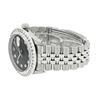 Image 3 : Rolex Mens Stainless Steel Black Jubilee 3 ctw Diamond Datejust Wristwatch