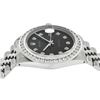Image 7 : Rolex Mens Stainless Steel Black Jubilee 3 ctw Diamond Datejust Wristwatch