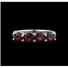 Image 2 : 2.85 ctw Ruby Ring - 14KT White Gold
