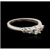 Image 2 : 14KT White Gold 0.33 ctw Diamond Ring