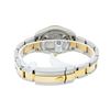 Image 7 : Rolex Ladies Quickset 2 Tone 18K Cream Diamond Datejust Oyster Band Wristwatch W