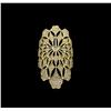 Image 2 : 1.12 ctw Diamond Ring - 14KT Yellow Gold
