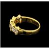 Image 3 : 14KT Yellow Gold 1.62 ctw Diamond Ring
