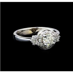 0.77 ctw Diamond Ring - 14KT White Gold