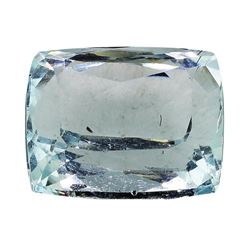 5.79 ct.Natural Cushion Cut Aquamarine