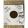 Image 1 : Extremely Rare 1864 with L Indian Head Penny in Good/Very Good Grade