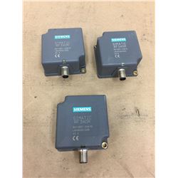 (3) Siemens 6GT2801-2AB10 w/ 6GT2801-2AA10 Simatic Reader