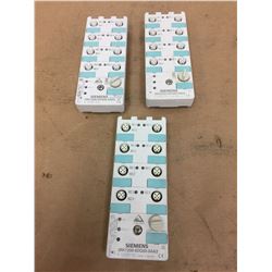 (3) Siemens 3RK1200-0DQ00-0AA3 & 3RK2200-0DQ00-0AA3 Compact Modules *See Pics*