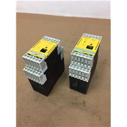 (2) Siemens 3RK1105-1BE04-2CA0 Safety Relay