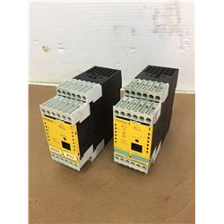 (2) Siemens 3RK1105-1BE04-2CA0 Safety Relay