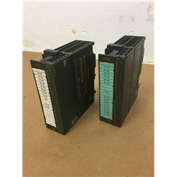 (2) Siemens 6ES7 331-7KF01-0AB0 PLC Module