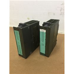 (2) Siemens 6ES7 331-7KF01-0AB0 PLC Module