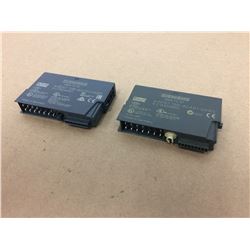 (2) Siemens 6ES7138-4CA01-0AA0 & 6ES7 138-4DC01-0AB0 Simatic S7 Output Module