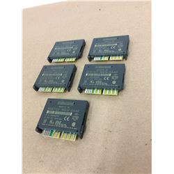 (5) Siemens 6ES7122-1BB10-0AA0 Output Module