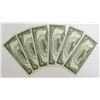 Image 2 : 6 PCS. 1953 $5.00 SILVER CERTIFICATES
