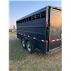 Image 8 : 2001 Eagle Iron Gooseneck Stock Trailer, 16' Not Including Header, In Good Shape