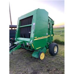 2002 John Deere 567 Round Baler With Controls