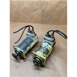 (2) Sinano Electric 01X15015B Servo Motors